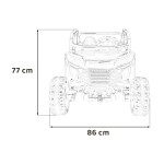 Mamido Elektrické autíčko RACING Road 2000 4x120W 24V černé
