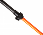 Lyžařské hole Blizzard RACE TELESCOPIC 2 SECTION - black/orange délka: 110-145