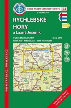 Rychlebské hory /KČT 54 1:50T Turistická mapa