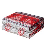 DumDekorace Prošívaný vánoční přehoz se soby Šířka: 200 cm | Délka: 220 cm