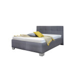 Čalouněná postel Mary XXL 180x200, šedá, bez matrace
