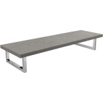 CERANO - Deska pod umyvadlo Navira Pro + 2 konzole pod desku - betonově šedá - 100x46x3,6 CER-606240