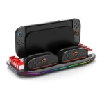 IPega SW2210 Multifunkční Nabíjecí RGB Stojan pro Nintendo Switch 2 černá (57983127240)