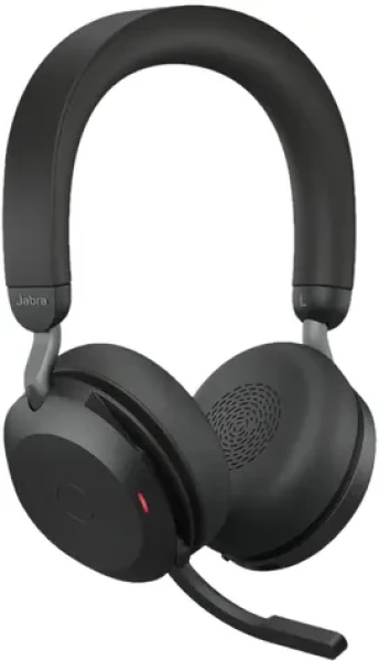 Jabra Evolve2 75 UC USB-A černá / bezdrátová sluchátka / mikrofon / ANC / USB-A (nabíjení) / USB adaptér + Bluetooth (27599-989-999)