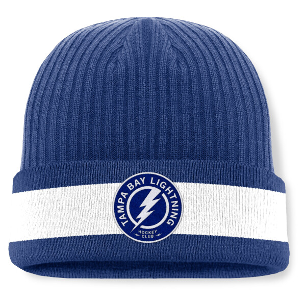Fanatics Pánská zimní čepice Tampa Bay Lightning NHL A/CAP Beanie Cuff