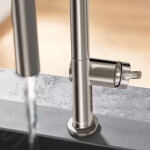 HANSGROHE - M54 Dřezová baterie Talis s výsuvnou sprškou, vzhled nerezu 72800800