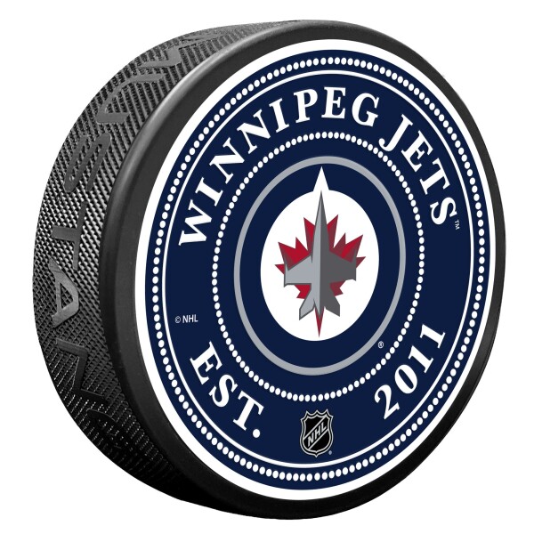 Mustang Puk Winnipeg Jets NHL Stud