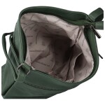 Stylová dámská koženková crossbody kabelka Olbba, tmavě zelená