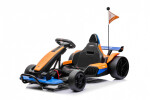Mamido Dětská elektrická motokára McLaren Drift oranžová