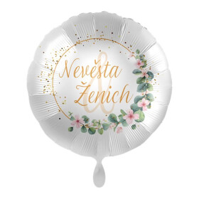 Fóliový balónek Nevěsta a ženich - Albi