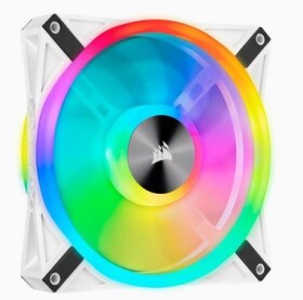 Corsair iCUE QL140 RGB PWM 140mm / PWM ventilátor / 140mm / 1250RPM / 26 dBA / Adresovatelné RGB LED / bílá (CO-9050105-WW)