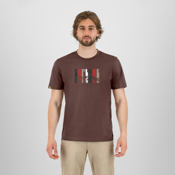 KARPOS Explore T-Shirt, Gianduia Brown velikost: M