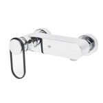 Sprchová baterie SAT Fusion bez sprchového setu 150 mm páka kulatá černá SATBSFU268KPC SATBSFU268KPC