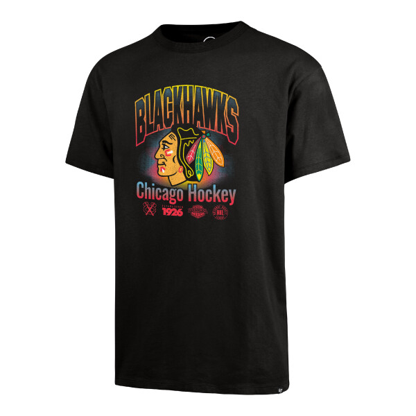 47 Brand Pánské Tričko Chicago Blackhawks Graphic 47 Drop Shoulder Tee Velikost: