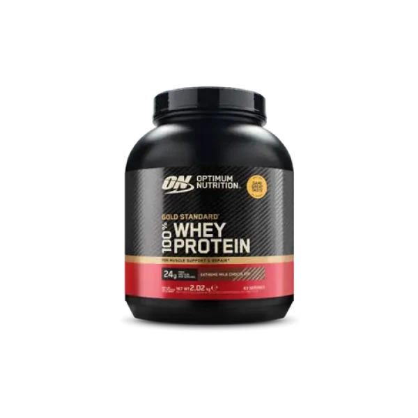 100% Whey Gold Standard - Optimum Nutrition (mimořádně mléčná čokoláda, 2010 g) (4248-154-2016g-extrememilkchocolate)