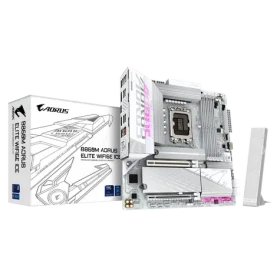 GIGABYTE B860M AORUS ELITE WIFI6E ICE bílá / B860M / LGA1851 / 4x DDR5 / PCIEx16 / 2.5 GLAN / ATX (B860M A ELT WF6E ICE)
