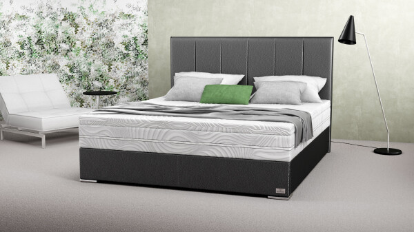 Materasso Čalouněná postel Corium boxspring ROZMĚR: 2x (80x200) cm - boxspring,šedá