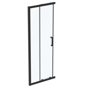 IDEAL STANDARD - Connect 2 Posuvné sprchové dveře, dvoudílné, 90 cm, černá/čiré sklo K9261V3