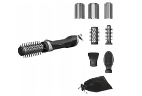 Rowenta Renewal Brush Activ UB9540F0 stříbrná-černá / Kartáč na horký vzduch / 1000 W / rotační / ionizace (UB9540F0)