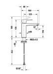 DURAVIT - Manhattan Umyvadlová baterie, matná černá MH1020002046