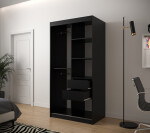 Šatní skříň Abi Jodelka 1 Barva korpusu: Dub artisan, Rozměry: 100 cm, Dveře: Bílá mat