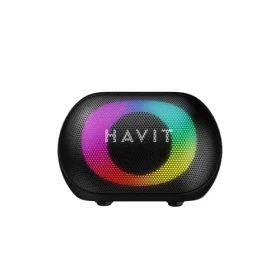 Havit SK885BT černá / Přenosný Bluetooth reproduktor / 8W / Bluetooth 5.3 / AUX / FM (SK885BT black)
