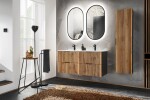 COMAD - Vysoká skříňka 1 dvířka XILO BLACK WOTAN 5907611656464