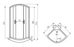 KERRA - Kout s hydromasáží Petrus 90 5907548114860