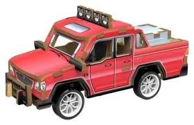2KIDS TOYS 3D dřevěná skládačka Pick-up auto červená