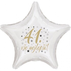 41. narozeniny balónek hvězda Balonky.cz 41. narozeniny balónek hvězda Balonky.cz