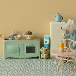 Maileg Kuchyňka pro zvířátka Maileg Mint, zelená barva, kov