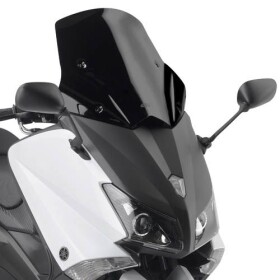 D2013B plexi černé lesklé, sportovní Yamaha T-Max 530 (12-16), vxš460x480 mm