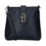 Dámská kožená crossbody kabelka Lara sweet, tmavě modrá