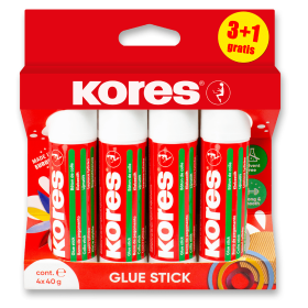 Lepicí tyčinka Kores 40 g, balení 4ks