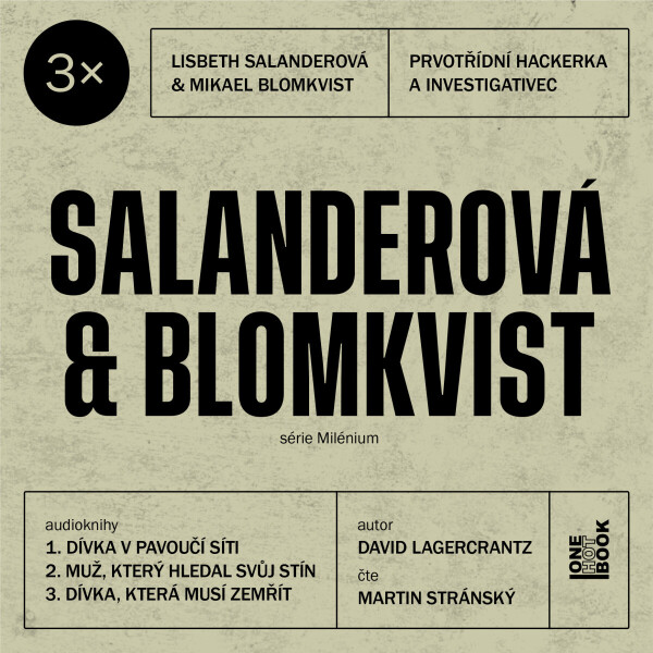 3x Salanderová & Blomkvist #2 - David Lagercrantz - audiokniha