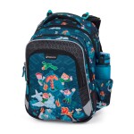 Bagmaster LUMI 24 E školní batoh – kostičkový svět