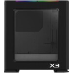 ZALMAN X3 černá / ATX / 2xUSB3.0 + 2xUSB 2.0 / 4x120mm ARGB / bez zdroje / průhledná bočnice (X3 BLACK)