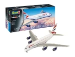 Revell Airbus A380-800 dopravce British Airways Plastic ModelKit letadlo 03922 1:144