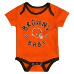 Outerstuff Dětské body Cleveland Browns NFL Champ Baby Body-Set (3 ks)