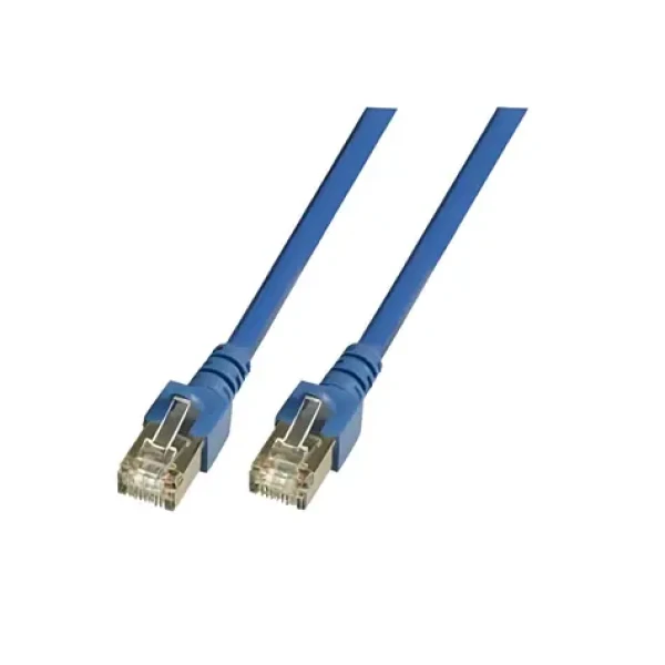 EFB Cat5e SF/UTP modrá / Patch kabel / RJ-45 / PVC / 10 m (K5459.10)