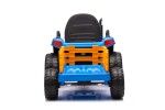 Mamido Dětský elektrický traktor BBH-030 s přívěsem modrý