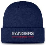 Fanatics Pánská zimní čepice New York Rangers NHL Authentic Pro A/Cap Cuffed Beanie