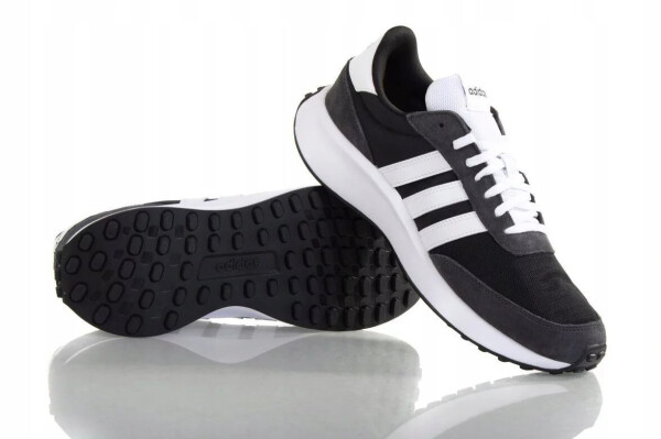 Pánská sportovní obuv Run 70S M GX3090 Černá s bílou - Adidas černá s bílou 46 2/3