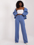Dámské kalhoty LK SP 509579.22 Modrá jeans - Lakerta jeans-modrá 42