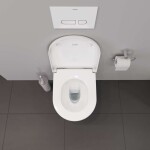 DURAVIT - D-Neo Závěsné WC, Rimless, HygieneGlaze, bílá 2587092000