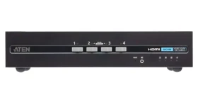 ATEN 4-Port USB 4K HDMI Secure / KVM switch / 4K UHD / Dual Display / 8x HDMI / USB (CS1144H4-AT-G)