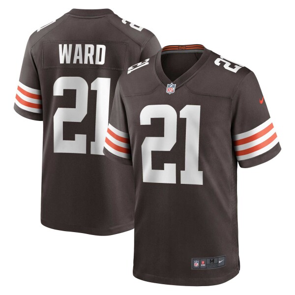 Nike Pánský dres Cleveland Browns NFL Denzel Ward #21 Game Velikost: 2XL