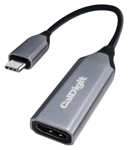 CalDigit USB-C na HDMI Space Gray / Adaptér / HDMI 2.1 / 8K HDR (USBC-HDMI21)
