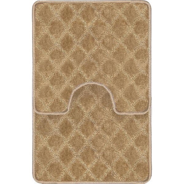 Sada koupelnových koberečků. 2 kusy Luxor Caramel