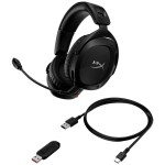 HyperX Cloud Stinger 2 Wireless Sluchátka Over Ear bezdrátová stereo černá Gaming